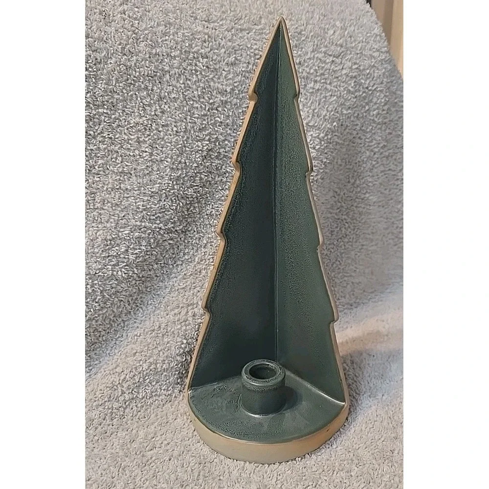 Stoneware Tree Taper Candle Holder 13